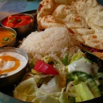 Indian cooking, thali