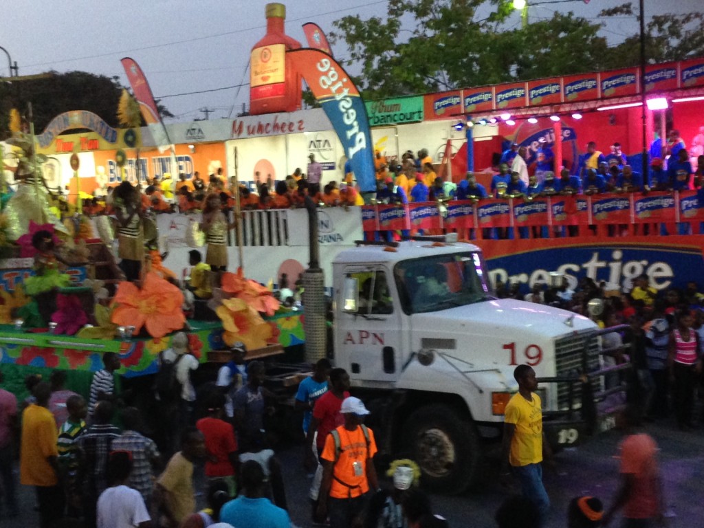 Opening day of the Carnaval des Fleurs 2014. Photo: Rashmee Roshan Lall