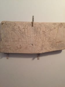 a 9th cent sun dial