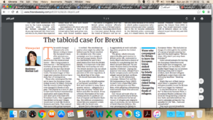 The tabloid case for Brexit