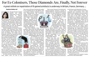 For ex-colonisers, those diamonds are, finally, not forever